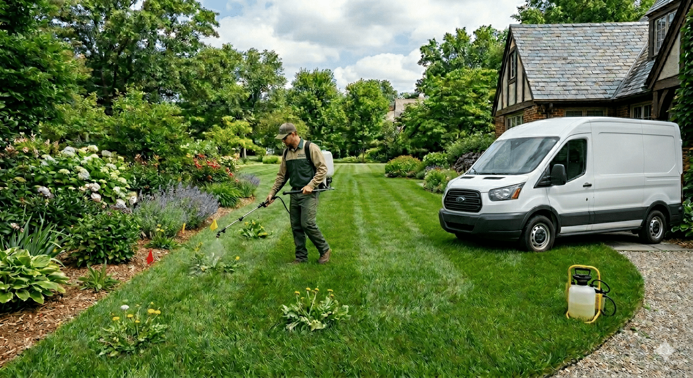 Weed Control Results – Big Easy Grass Cutting Clean weed-free New Orleans lawn after professional weed control service by Big Easy Grass Cutting